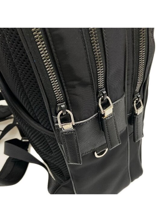 Prada Black Leather Backpack main image 6